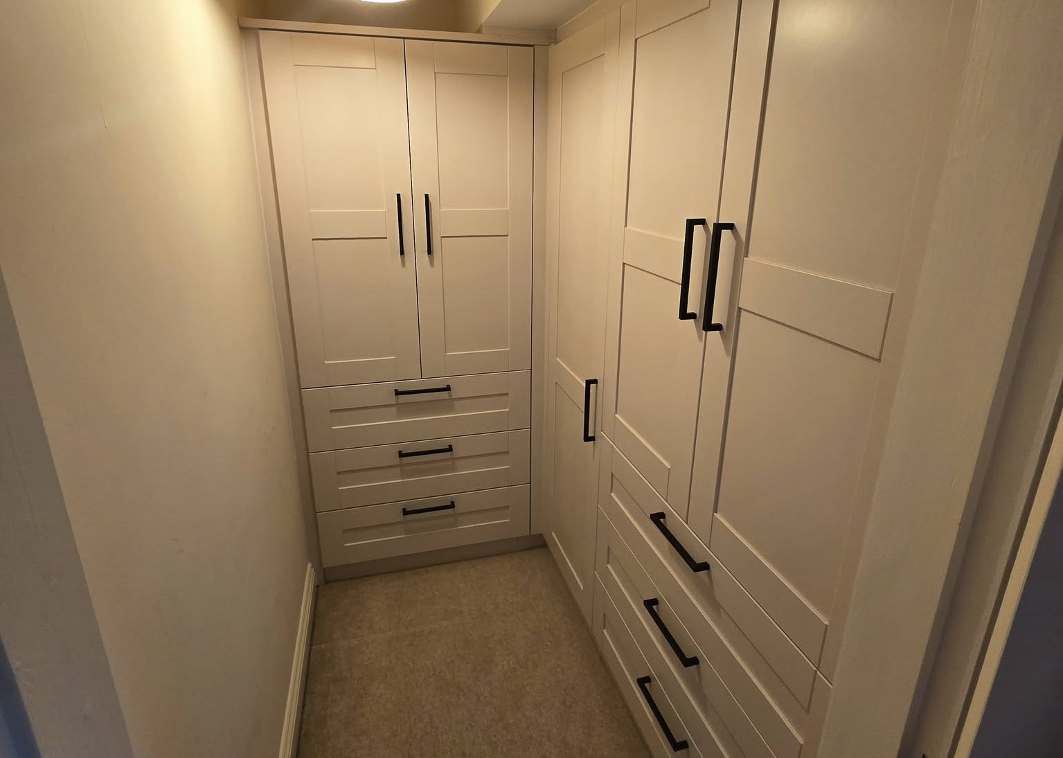 Custom sliding wardrobe in North Yorkshire